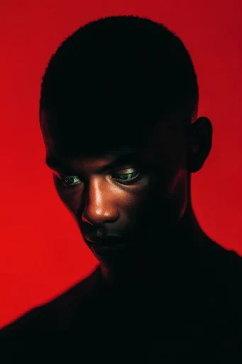 Cinematic Crimson Noir moodboard — generate AI images in this style