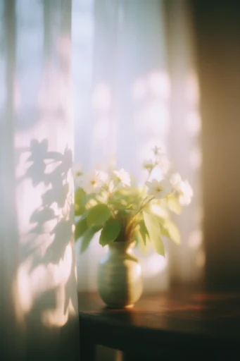 Nostalgic Golden Haze style reference image — dreamy soft-focus haze