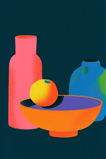 Textured Vibrant Fauvism style reference image — neo-expressionist