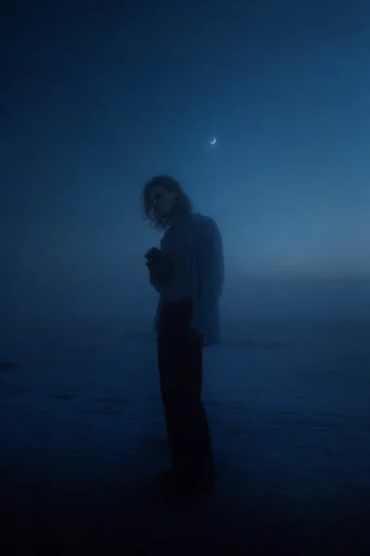 Luminescent Liminal Melancholy style reference image — volumetric light