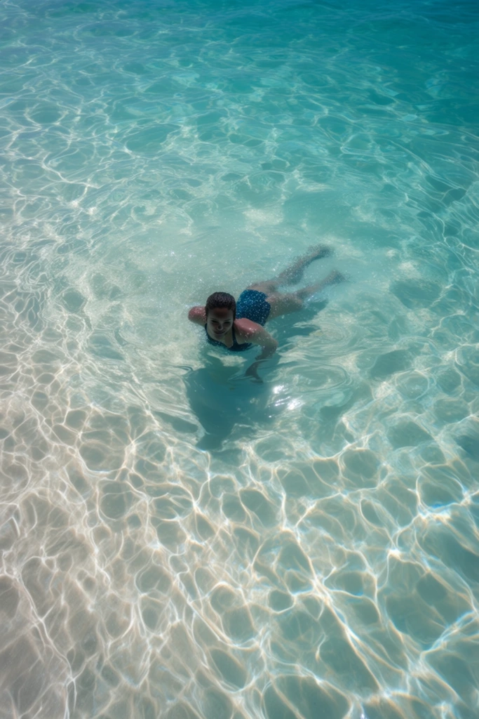Luminous Aquatic Refraction style AI image example 1