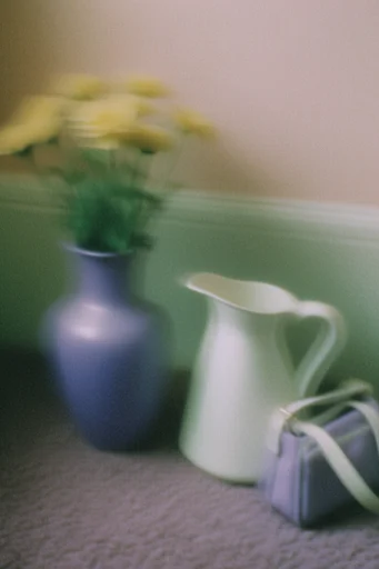 Ethereal Impressionist Motion style reference image — heavy film grain