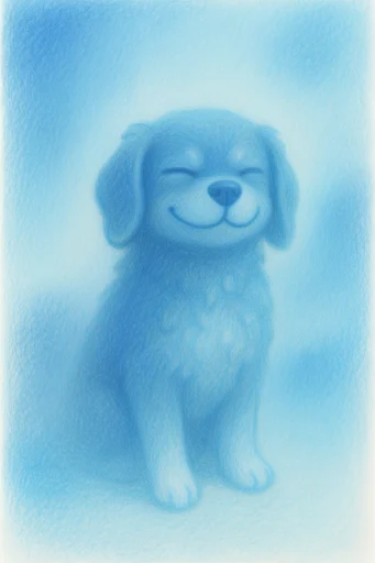 Ethereal Cobalt Reverie style reference image — translucent layers