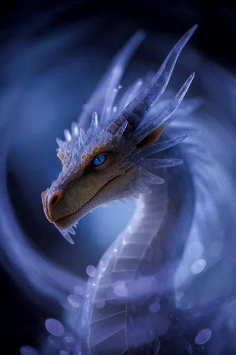 Luminescent Macro Ethereal style reference image — shallow depth of field