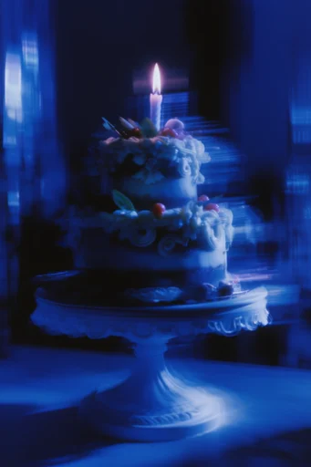 Spectral Cobalt Motion style reference image — deep indigo atmosphere