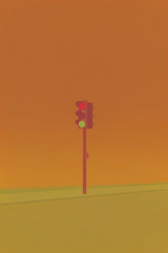 Ethereal Amber Minimalism style reference image — amber glow