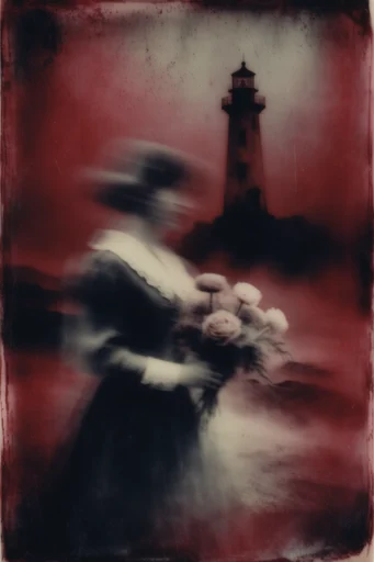 Spectral Pictorialist Noir style reference image — gothic dreamscape