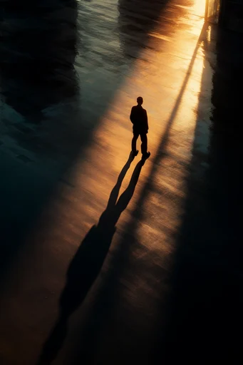 Cinematic Amber Chiaroscuro style reference image — cinematic chiaroscuro