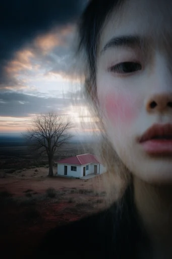 Surreal Ethereal Texture style reference image — extreme close-up