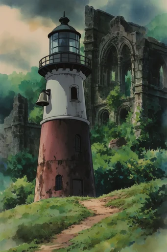 Melancholic Folklore Animation style reference image — atmospheric mist