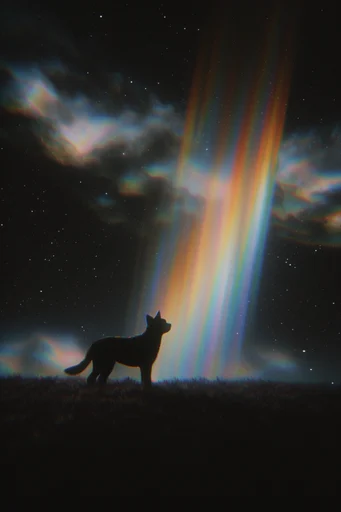 Spectral Cosmic Dreamscape style AI image example 3