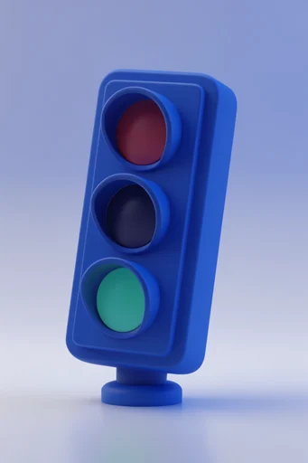 Refractive Cobalt Minimalism style reference image — translucent glass and matte clay textures