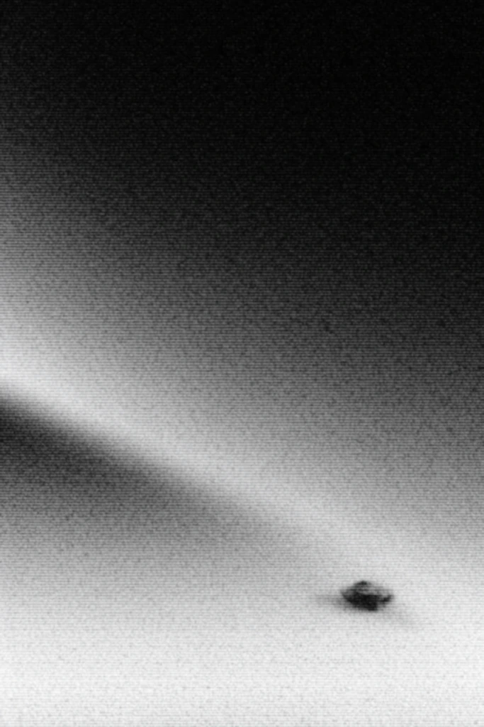 Monochrome Lo-Fi Brutalism style AI image example 2