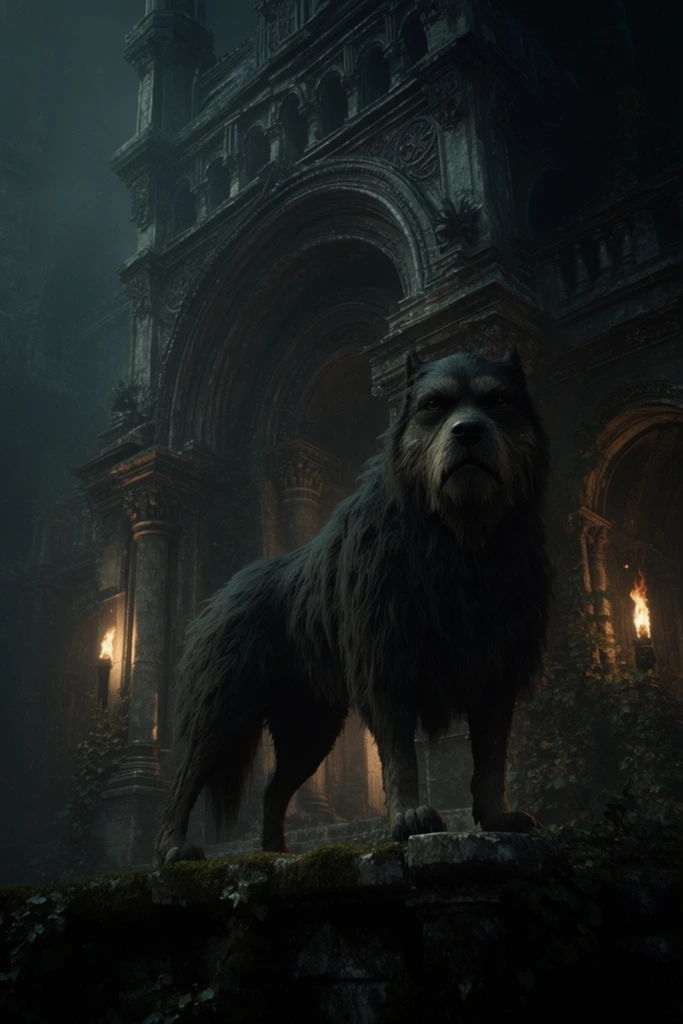 Atmospheric Nocturnal Gothic style AI image example 3
