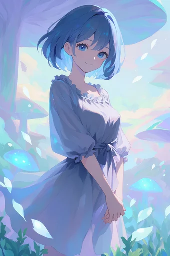 Ethereal Luminescent Fantasy style reference image — dreamy digital illustration
