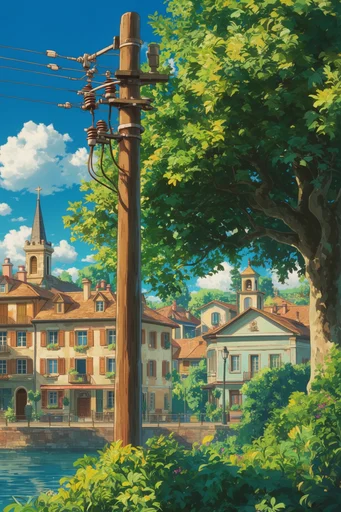 Nostalgic Ghibli Summer style reference image — Studio Ghibli style