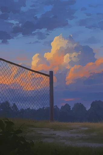 Luminous Twilight Nostalgia style reference image — twilight color palette