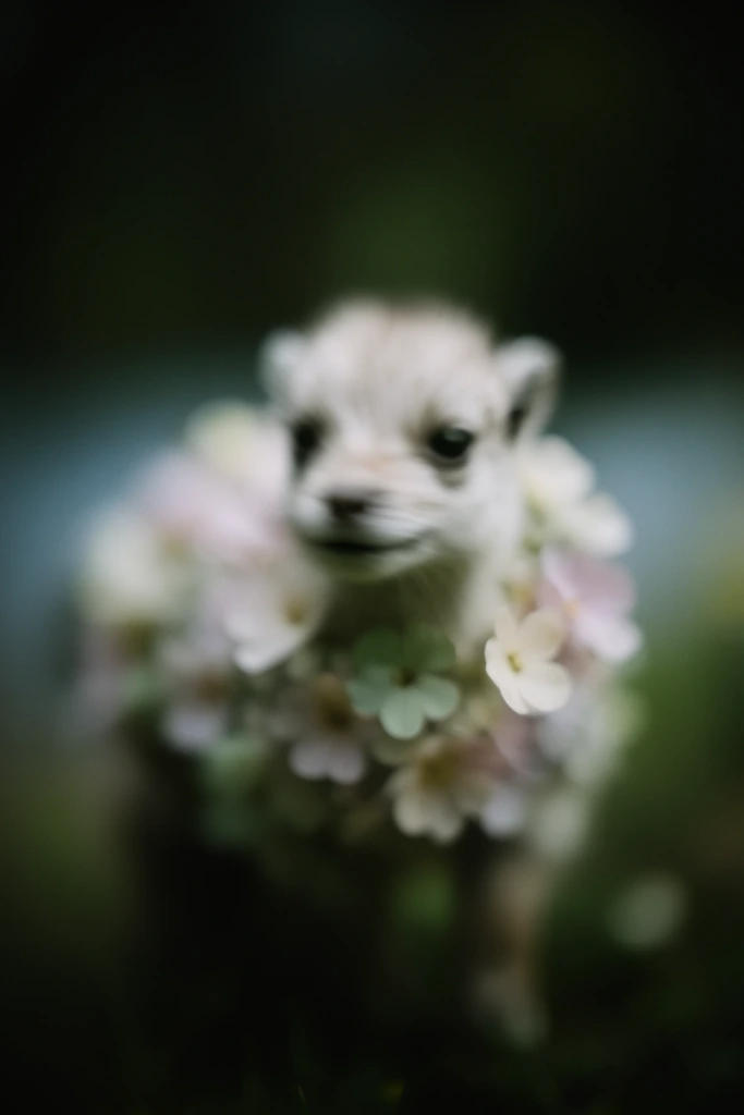 Ethereal Botanical Abstraction style AI image example 3