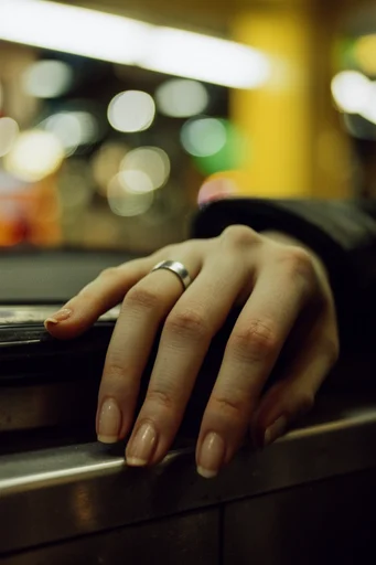 Cinematic Urban Solitude style reference image — fluorescent lighting