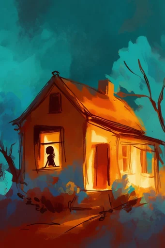 Bold Expressive Illustration style AI image example 4