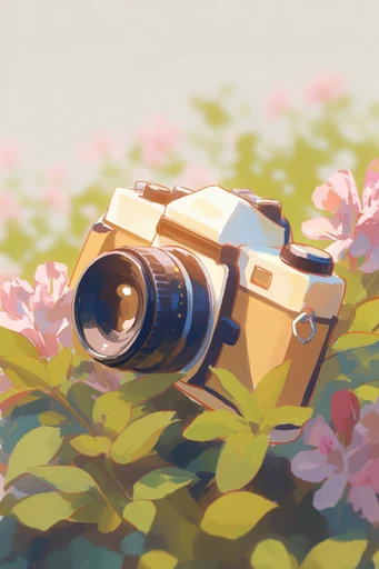 Textured Painterly Vignettes style reference image — expressive character vignette