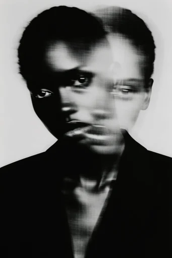 Spectral Kinetic Noir moodboard — generate AI images in this style