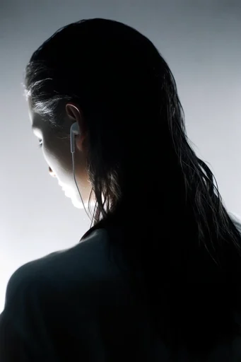 Luminous Silhouette Minimalism style reference image — sharp profile