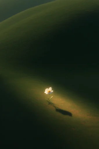 Cinematic Chiaroscuro Solitude style reference image — surreal solitude