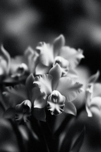 Cinematic Monochrome Noir style reference image — vintage analog texture
