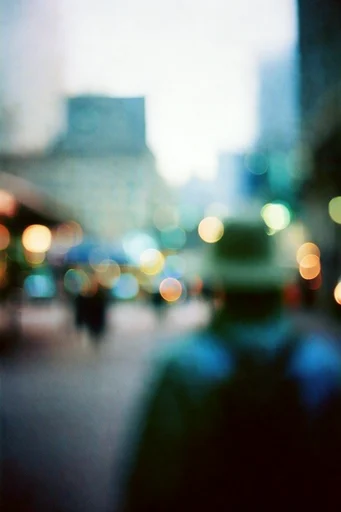 Ethereal Nocturnal Blur style reference image — extreme out-of-focus