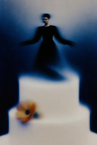Spectral Ethereal Noir style reference image — high-contrast lighting