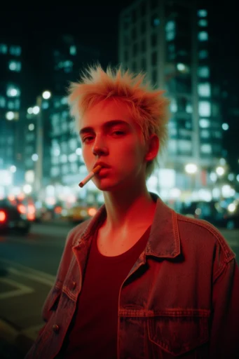 Cinematic Nocturnal Noir moodboard — generate AI images in this style