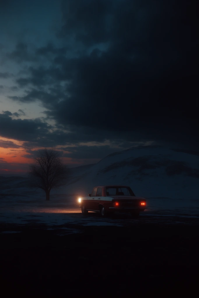 Cinematic Nocturnal Solitude style AI image example 2
