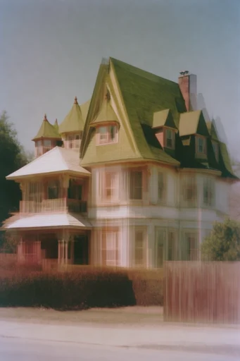 Analog Pixel Surrealism style reference image — muted vintage palette