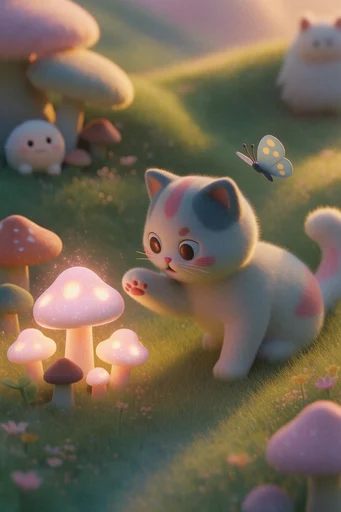 Whimsical Isometric Diorama style reference image — tilt-shift photography style