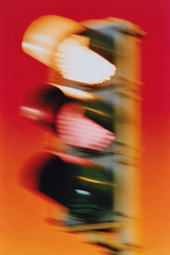 Kinetic Amber Motion style reference image — motion blur