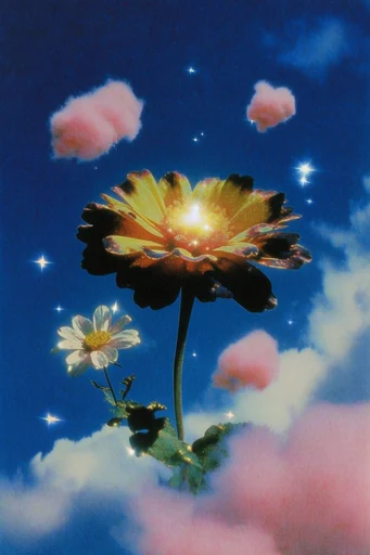 Cosmic Retro-Surreal Glitz style reference image — surreal retro-futurism