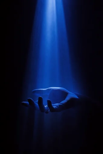 Monolithic Cosmic Void style reference image — deep indigo palette