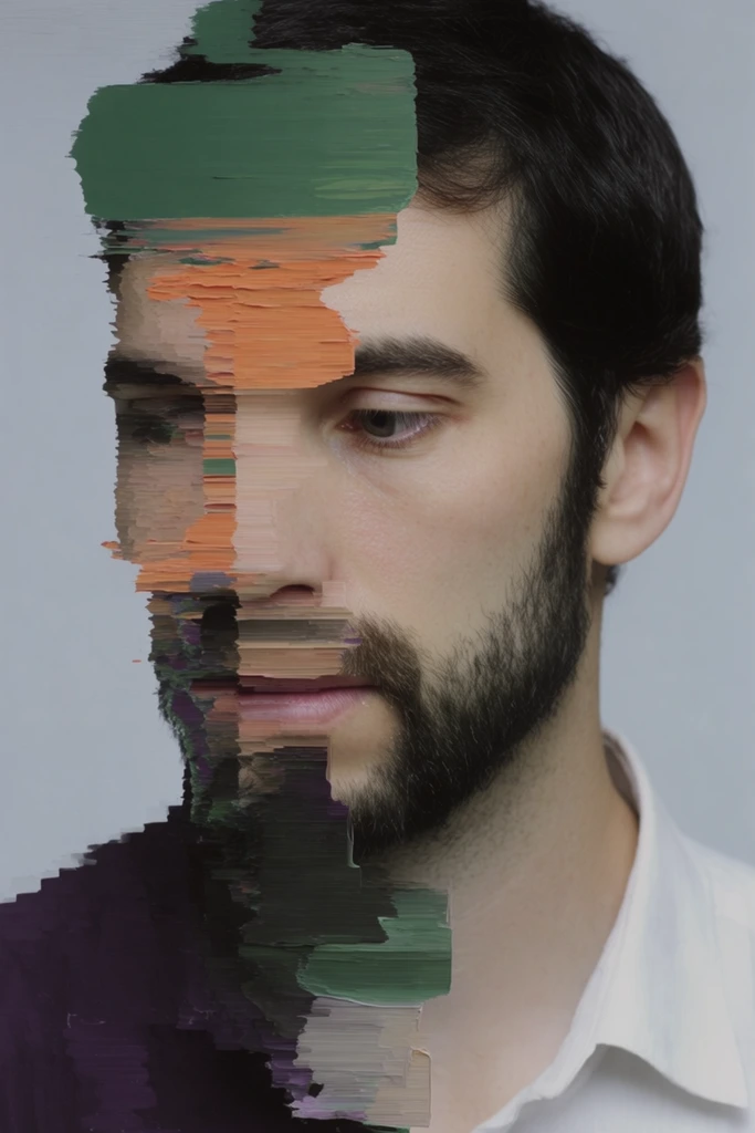 Tactile Deconstructed Realism style AI image example 1