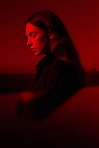 Cinematic Neon Noir style AI image example 2