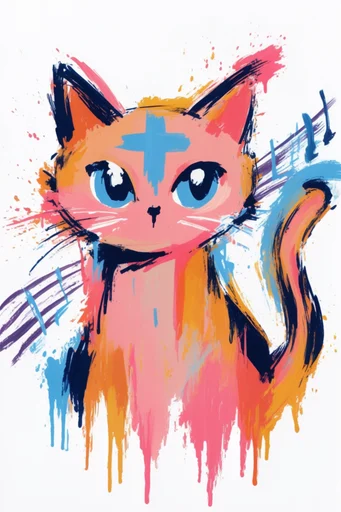 Vibrant Expressive Fauvism style reference image — bold black ink outlines