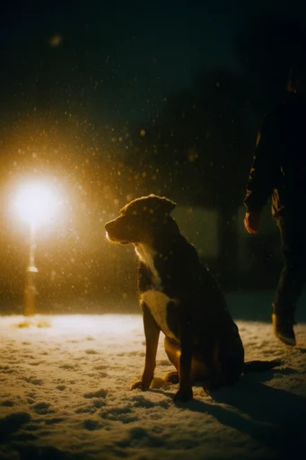 Cinematic Nocturnal Melancholia style reference image — lo-fi dreamscape