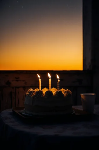 Nostalgic Twilight Silhouettes style reference image — ethereal backlighting