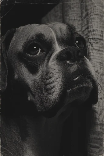 Monochrome Noir Tactility style reference image — analog film aesthetic