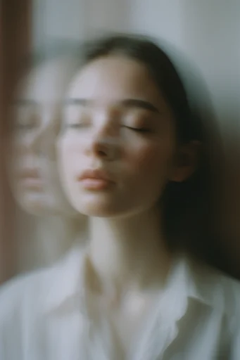 Ethereal Ghostly Motion style reference image — soft diffused lighting
