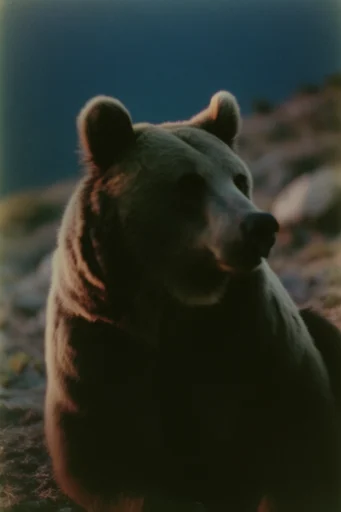 Cinematic Nocturnal Realism style reference image — teal and amber color grading