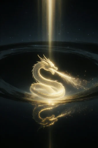 Celestial Chiaroscuro Mysticism style reference image — ethereal silhouette