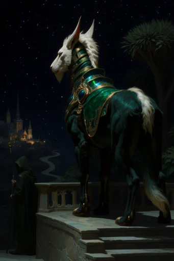 Celestial Emerald Opulence style AI image example 3