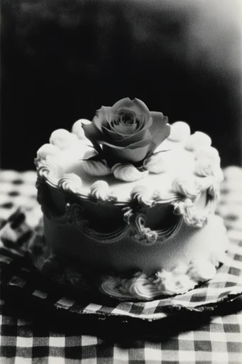 Cinematic Monochrome Noir style reference image — vintage analog texture
