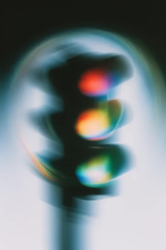 Spectral Acid Noir style reference image — motion blur